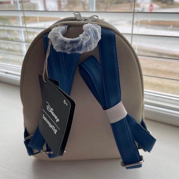 New Loungefly Disney Lilo and Stitch Stitch with Ducks Floral Mini Backpack - Picture 6 of 9